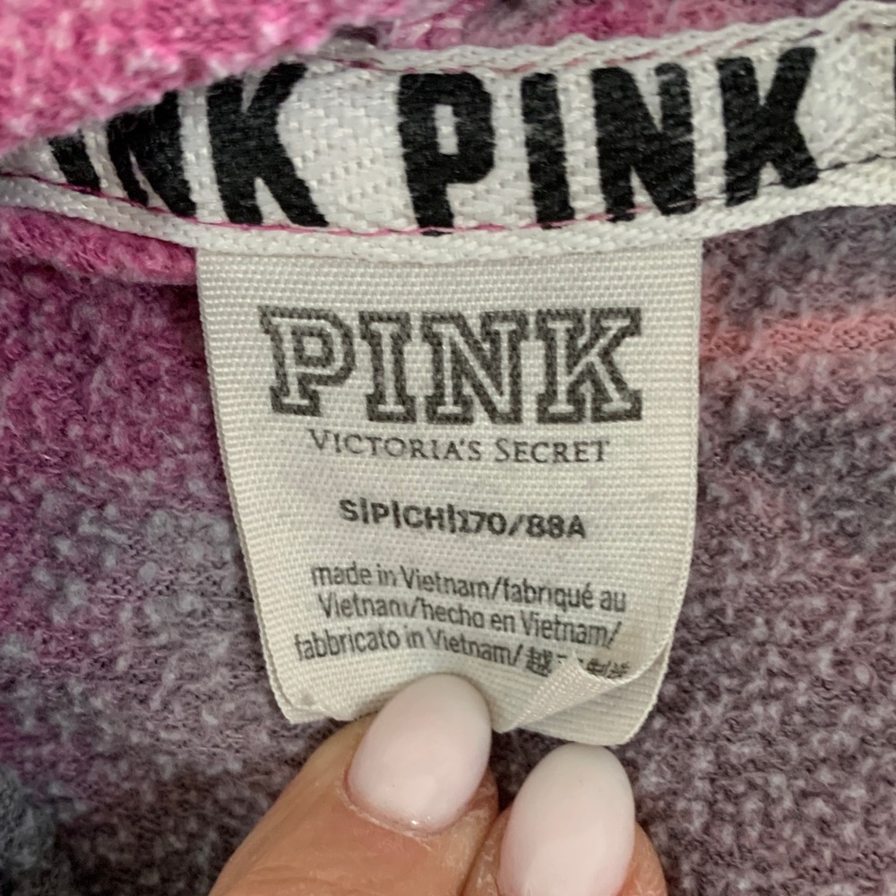 Rare PINK Victoria Secret Vibrant Tie-Dye Top with Dog Design - Picture 3 of 5